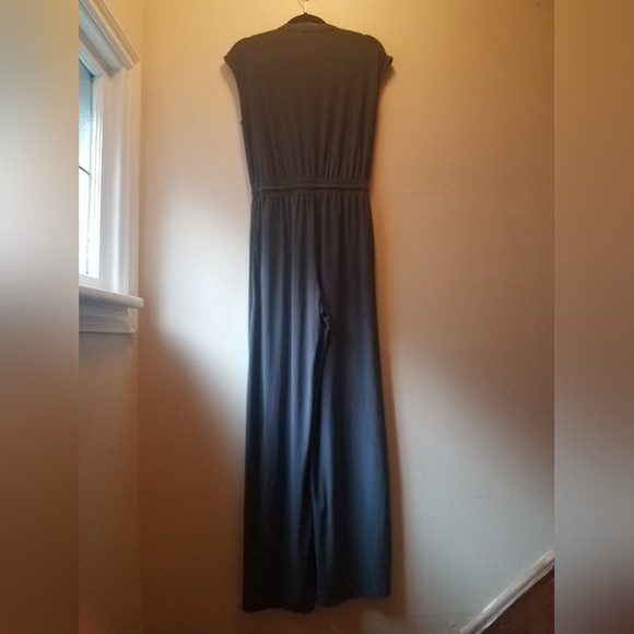 Emma & Michele grey jumpsuit, size medium. - Picture 2 of 3